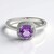 Anello in argento con Ametista