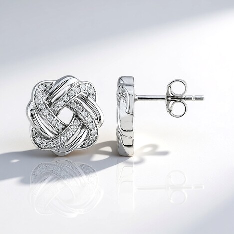 Orecchini in argento con Zircone