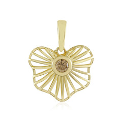Ciondolo in oro con Diamante Champagne I2 (Ornaments by de Melo)