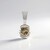 Ciondolo in argento con Diamante Champagne I3