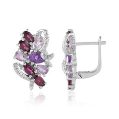 Orecchini in argento con Ametista Zambiana
