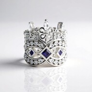 Edelstein-Silberring (Dallas Prince Designs)
