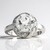 Anello in argento con Topazio Bianco