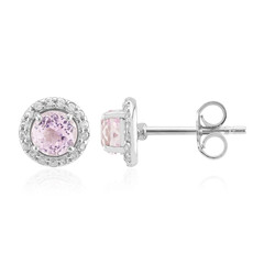 Boucles d'oreilles en argent et Kunzite