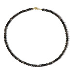 Collana in argento con Ossidiana Argentata