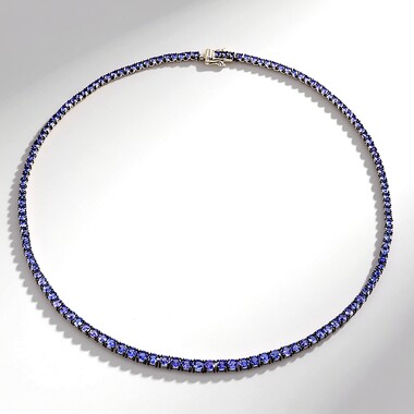 Collana in argento con Tanzanite (Gems en Vogue)