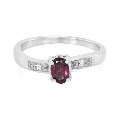 Anello in argento con Rodolite