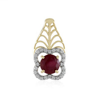 Pendentif en or et Rubis de Madagascar (Ornaments by de Melo)