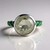 Anello in argento con Ametista Verde (MONOSONO COLLECTION)
