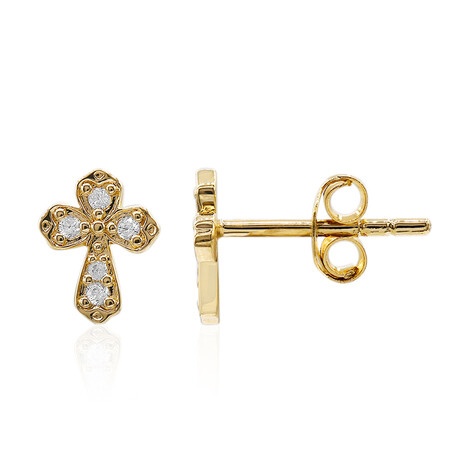 Zirkon-Silberohrringe