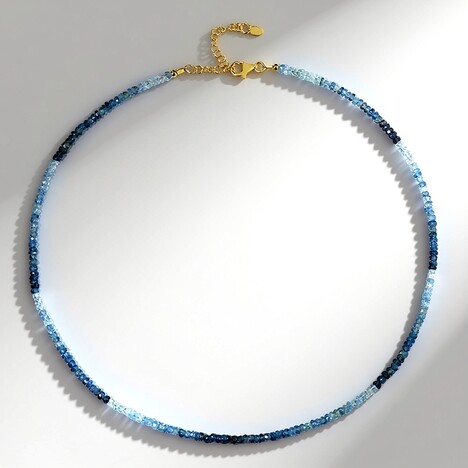Collana in argento con Acquamarina Santa Maria