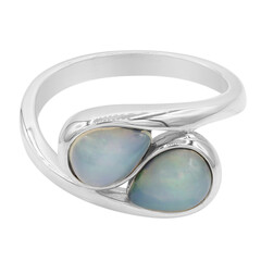 Bague en argent et Opale Welo