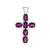 Pendentif en argent et Grenat Rhodolite