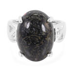 Anello in argento con Opale Leopardo