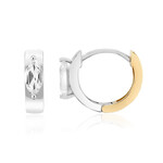 White Topaz Silver Earrings