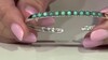 Brazalete en plata con Turquesa azul del Mohave Kingman (Jones Lee)