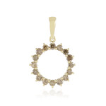 Ciondolo in oro con Diamante Champagne I2 (de Melo Gold)