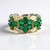 Anello in argento con Smeraldo Zambia (Gems en Vogue)
