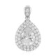 Ciondolo in argento con Danburite
