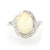 Anello in argento con Opale di Welo