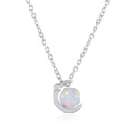 Collier en argent et Opale Welo (de Melo Essence)