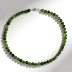 Collana in argento con Quarzo Verde