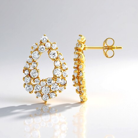 Orecchini in argento con Zircone