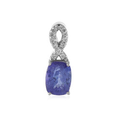Pendentif en argent et Tanzanite