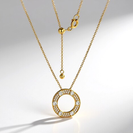 Collana in argento con Zircone (Adela Silber)