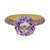 Bague en argent et Améthyste Rose de France