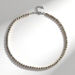 Collana in argento con Ematite Argentata