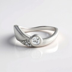 Anello in argento con Zircone (MONOSONO COLLECTION)