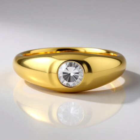 Anello in argento con Zircone
