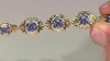 Zilveren armband met tanzanieten (Gems en Vogue)