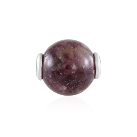 Lepidolite Silver Pendant (MONOSONO COLLECTION)