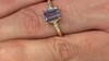 Gouden ring met een Roze diaspoor (AMAYANI)