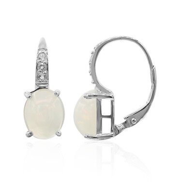Orecchini in argento con Opale di Welo
