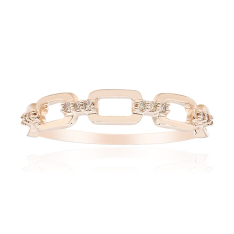 Anello in oro con Diamante Rose de France SI1 di Argyle (Annette)