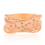 Anello in oro con Diamante Rose de France SI1 di Argyle (Annette)