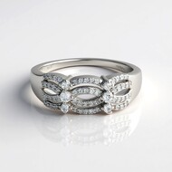 Anello in argento con Zircone