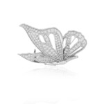 Broche en argent et Zircon (de Melo Essence)