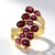 Anello in argento con Rodolite