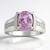 Anello in argento con Kunzite (Pallanova)