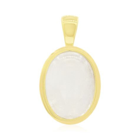 Regenbogen-Mondstein-Silberanhänger