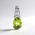 Ciondolo in argento con Peridoto (Faszination Türkis)