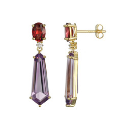 Amethyst-Silberohrringe (Adela Silber)
