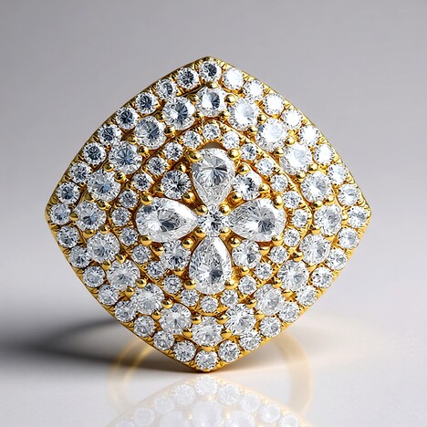Bague en or et Diamant SI1 (H) (CIRARI)