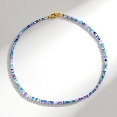 Collana in argento con Fluorite