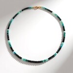 Collana in oro con Indicolite
