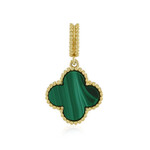 Malachite Silver Pendant (Adela Silber)